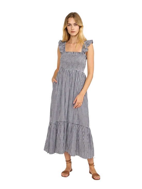 Marea By Liz Joy Dresses & Skirts - NEW Marea by Liz Joy Sasco dress.
Navy Gingham. S. NWT